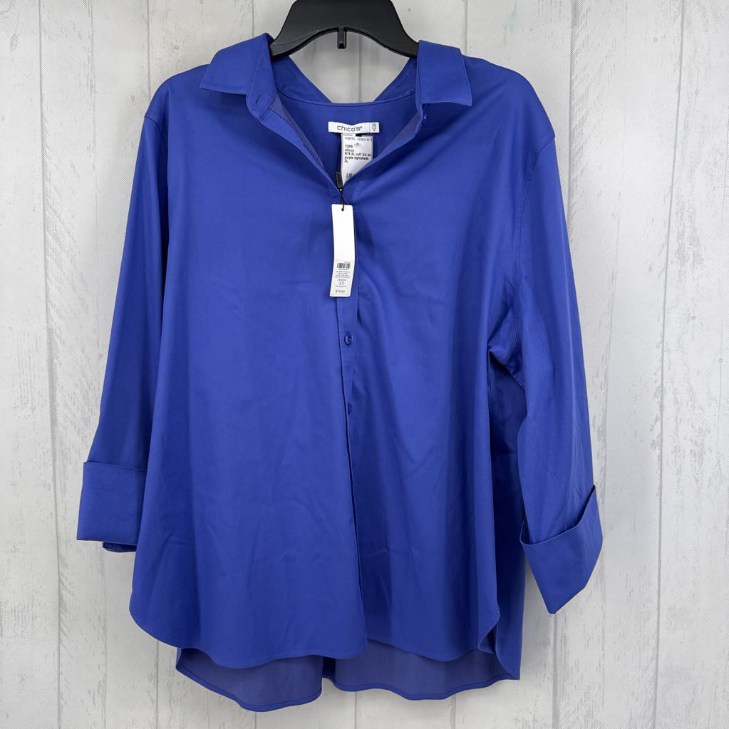 R79 XL cuff 3/4 slv button shirt