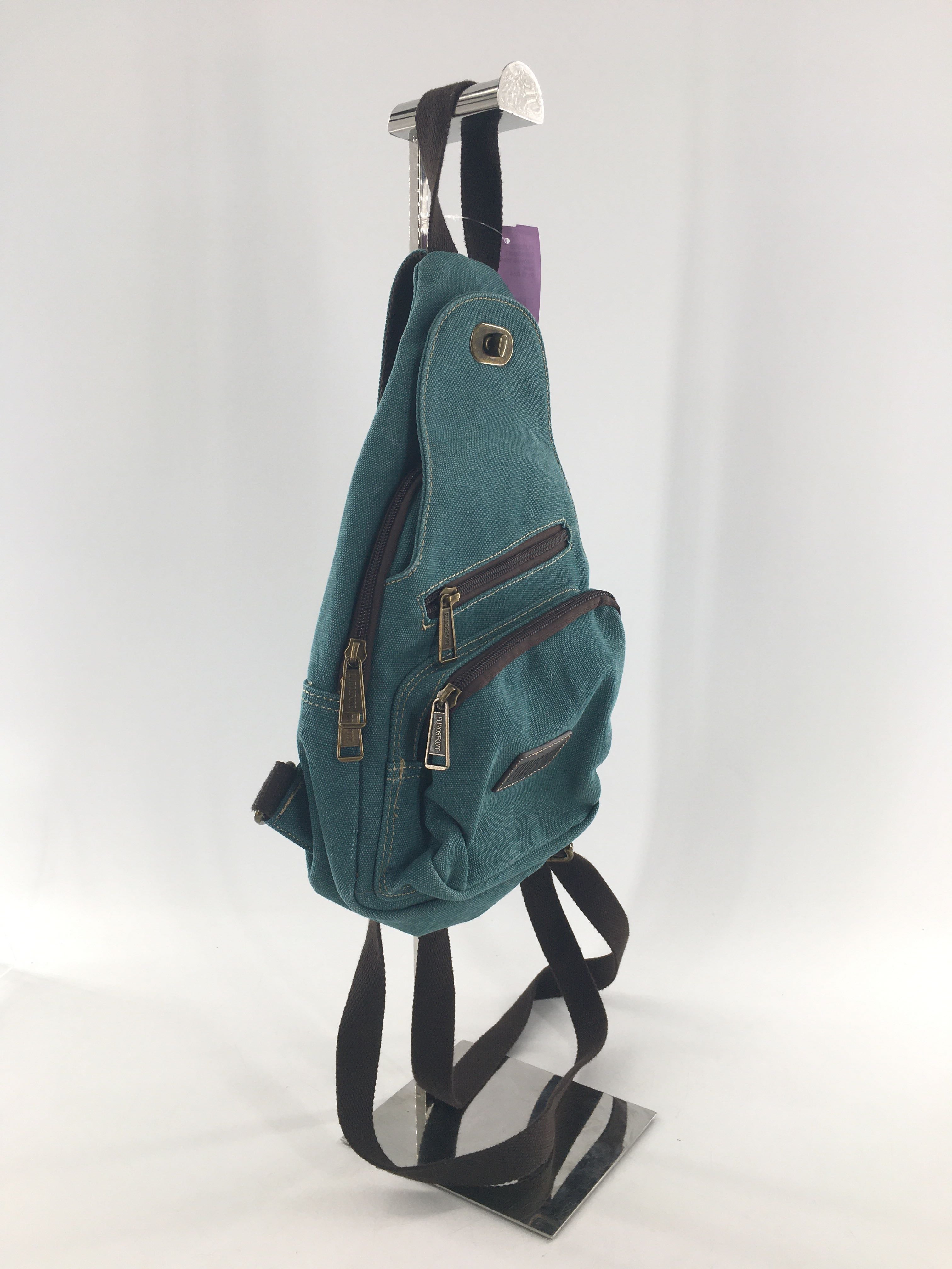 canvas messenger sling bag