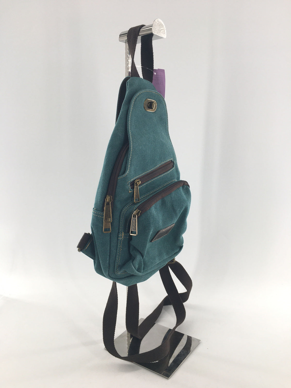 canvas messenger sling bag