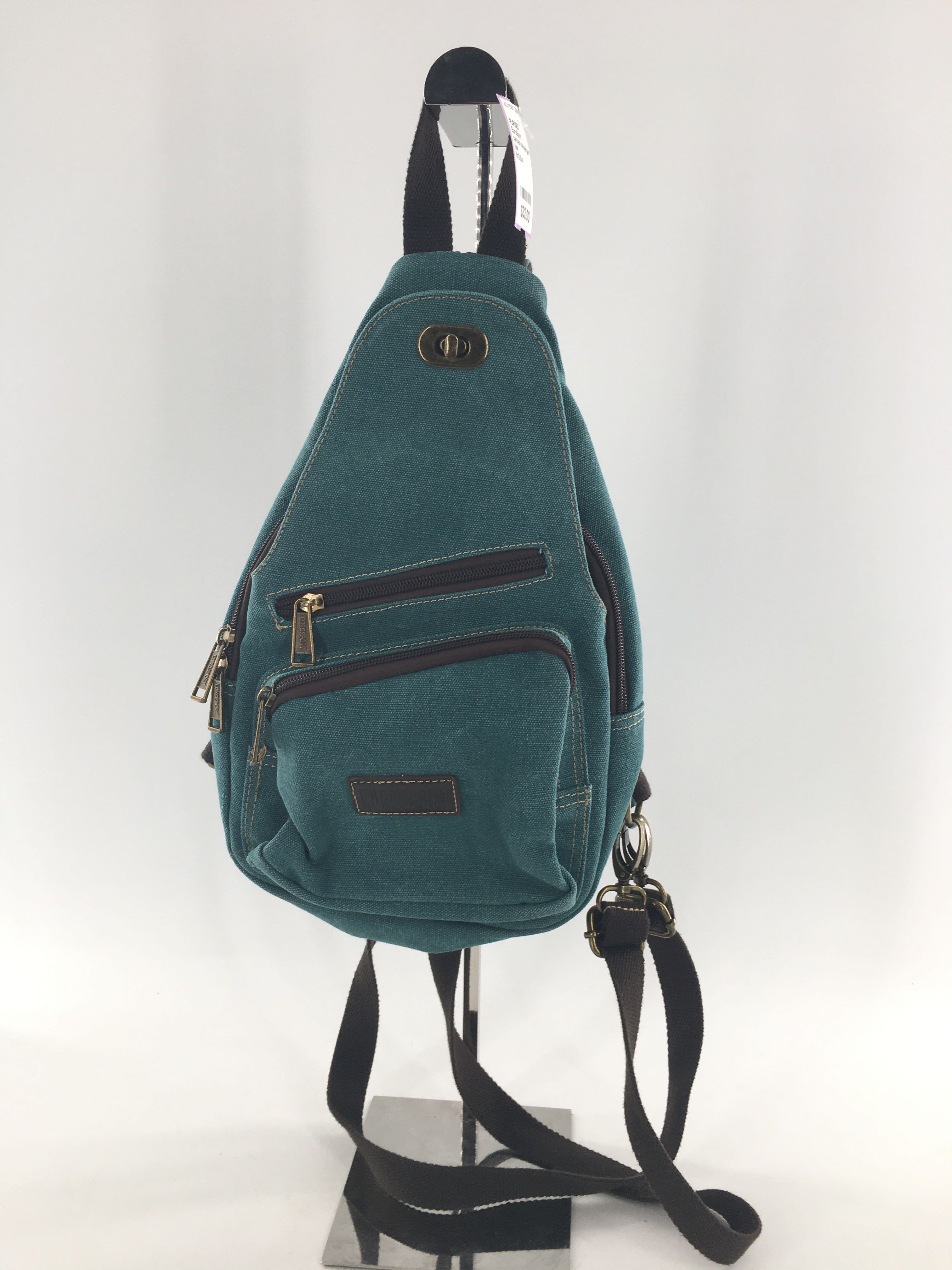 canvas messenger sling bag