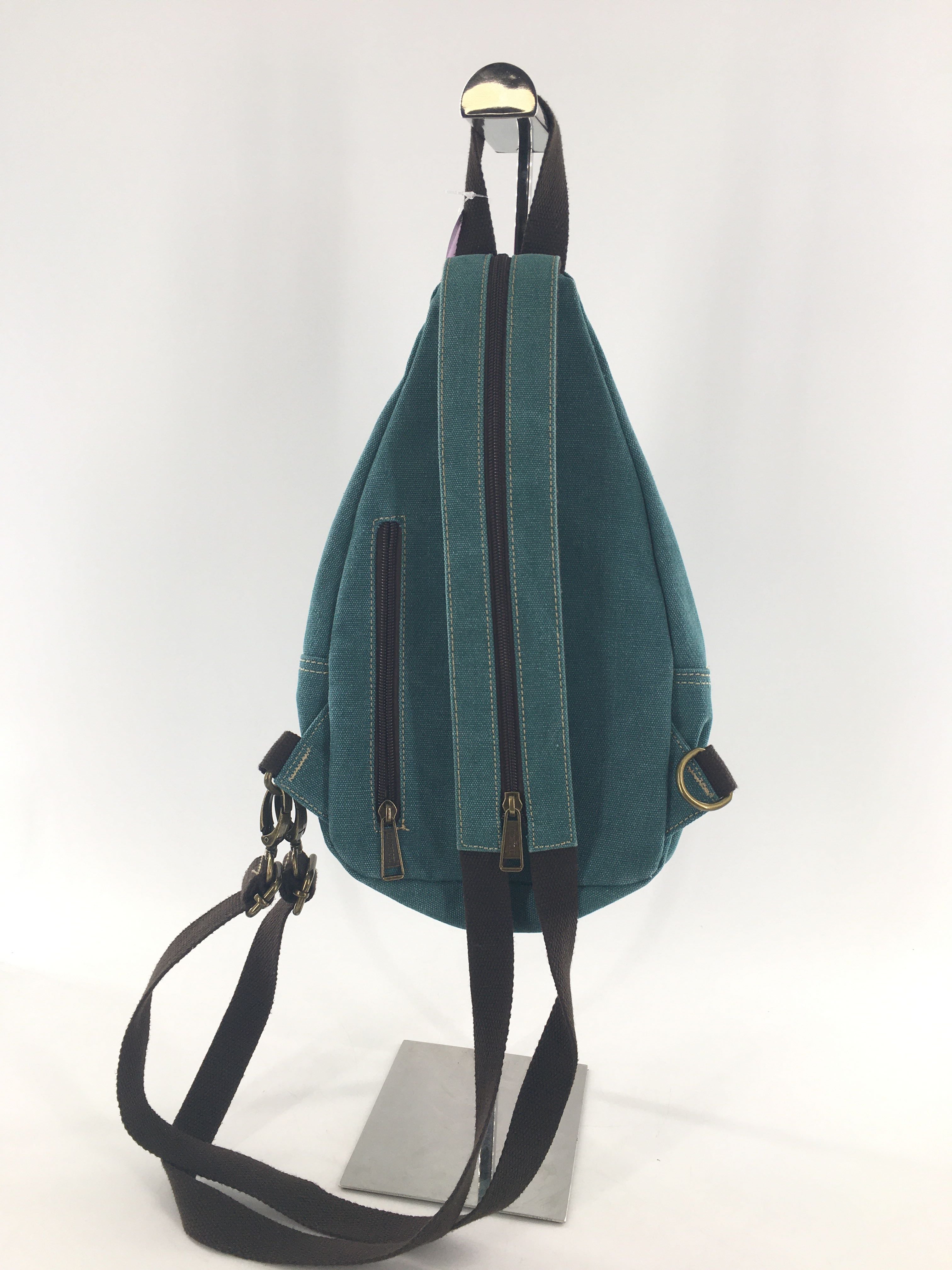 canvas messenger sling bag