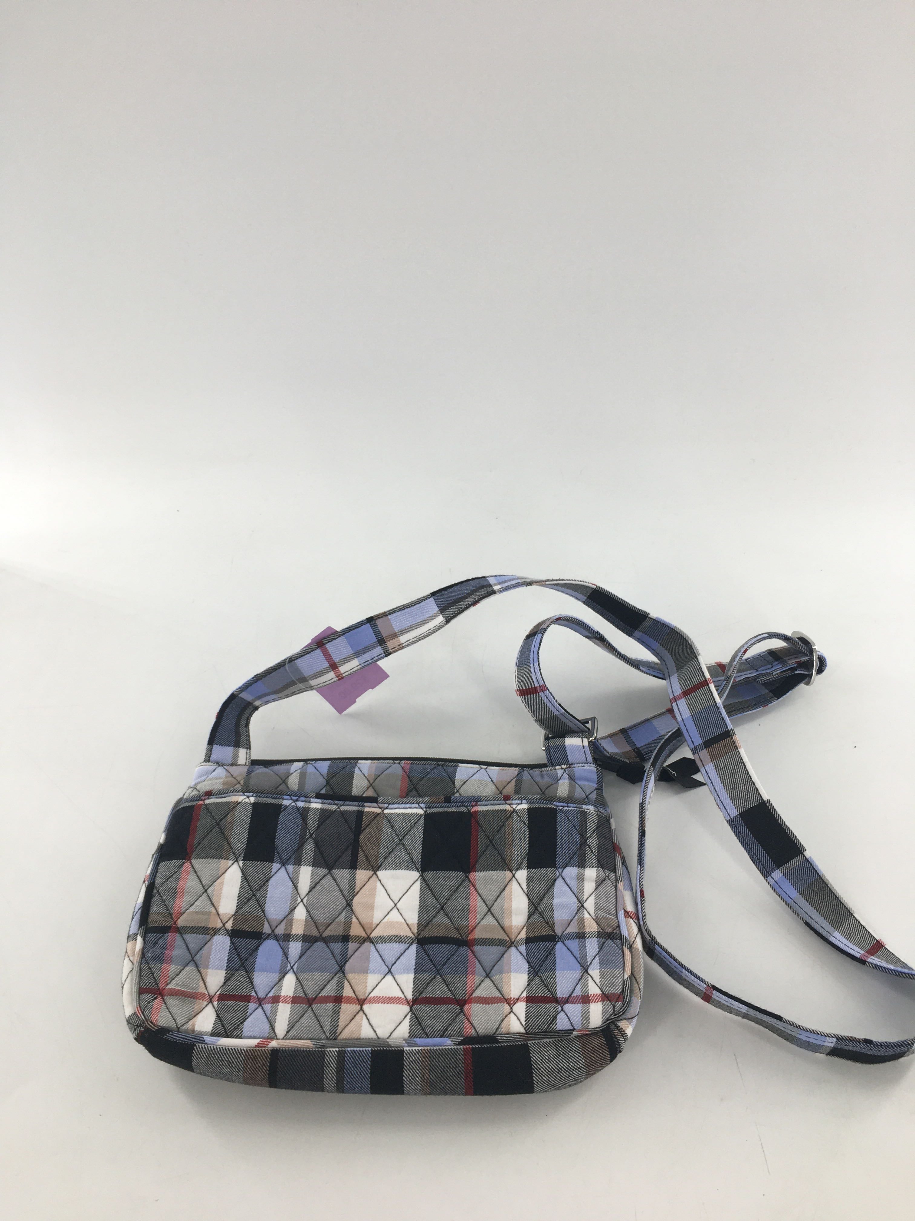 quilted plaid zip around pocket crossbody