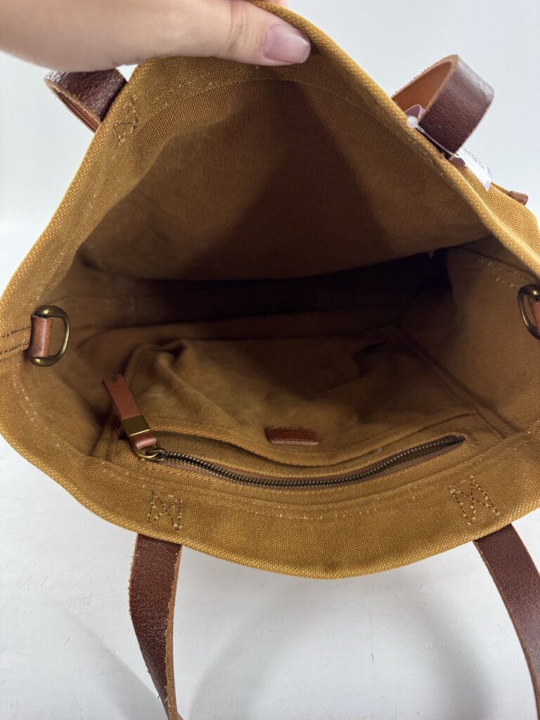 canvas open tote