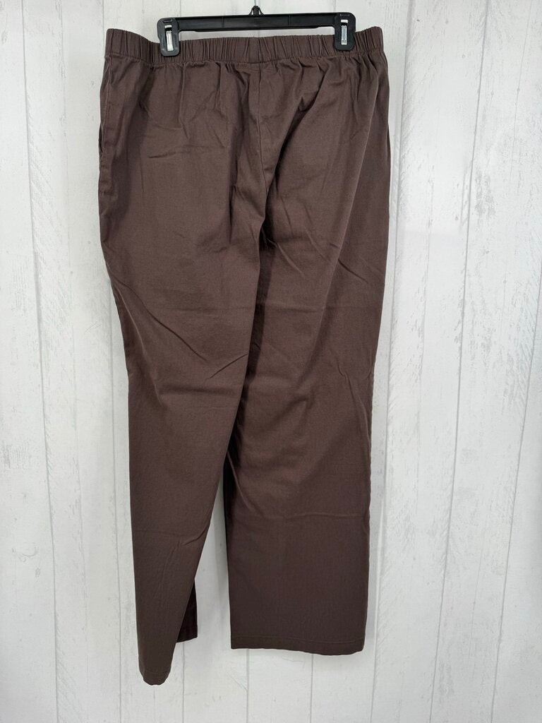 22w pull-on wide leg pant