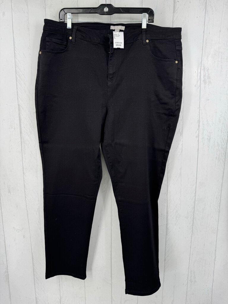 22w stretch straight leg jean