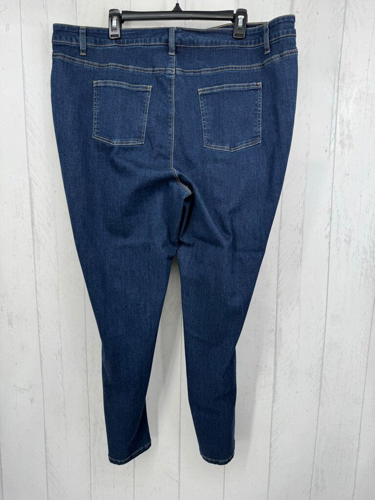 22w stretch straight leg jean