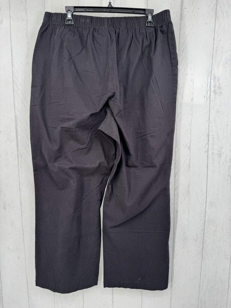 22w pull-on wide leg pant