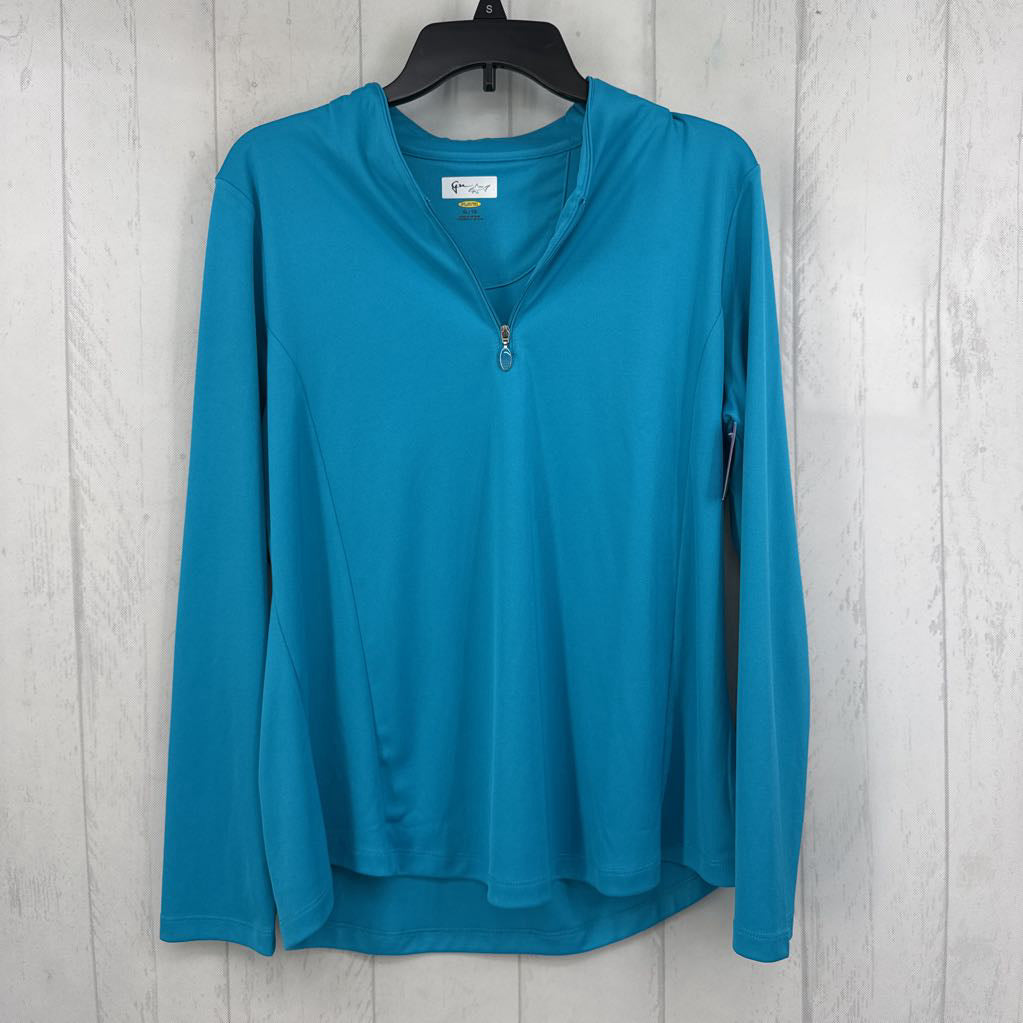 XL quarter zip l/s pullover