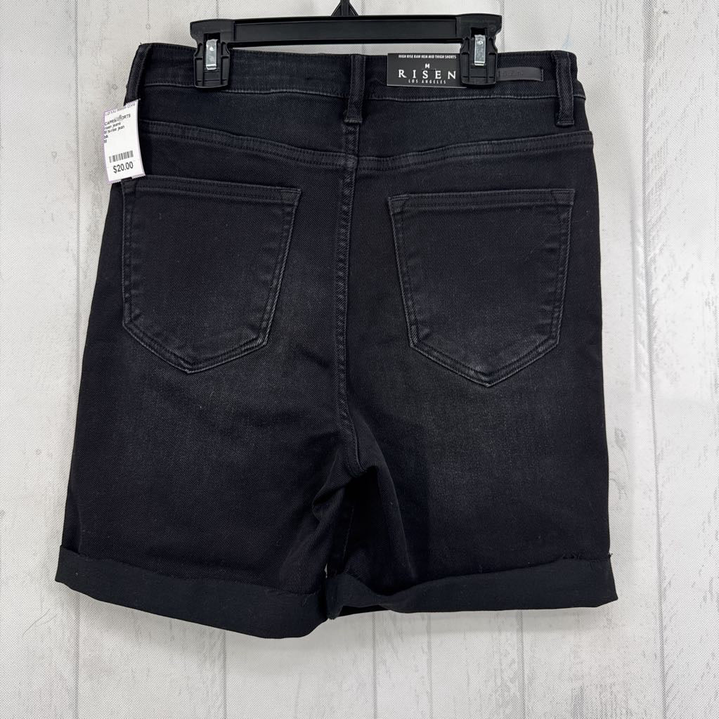 M hi-rise jean shorts