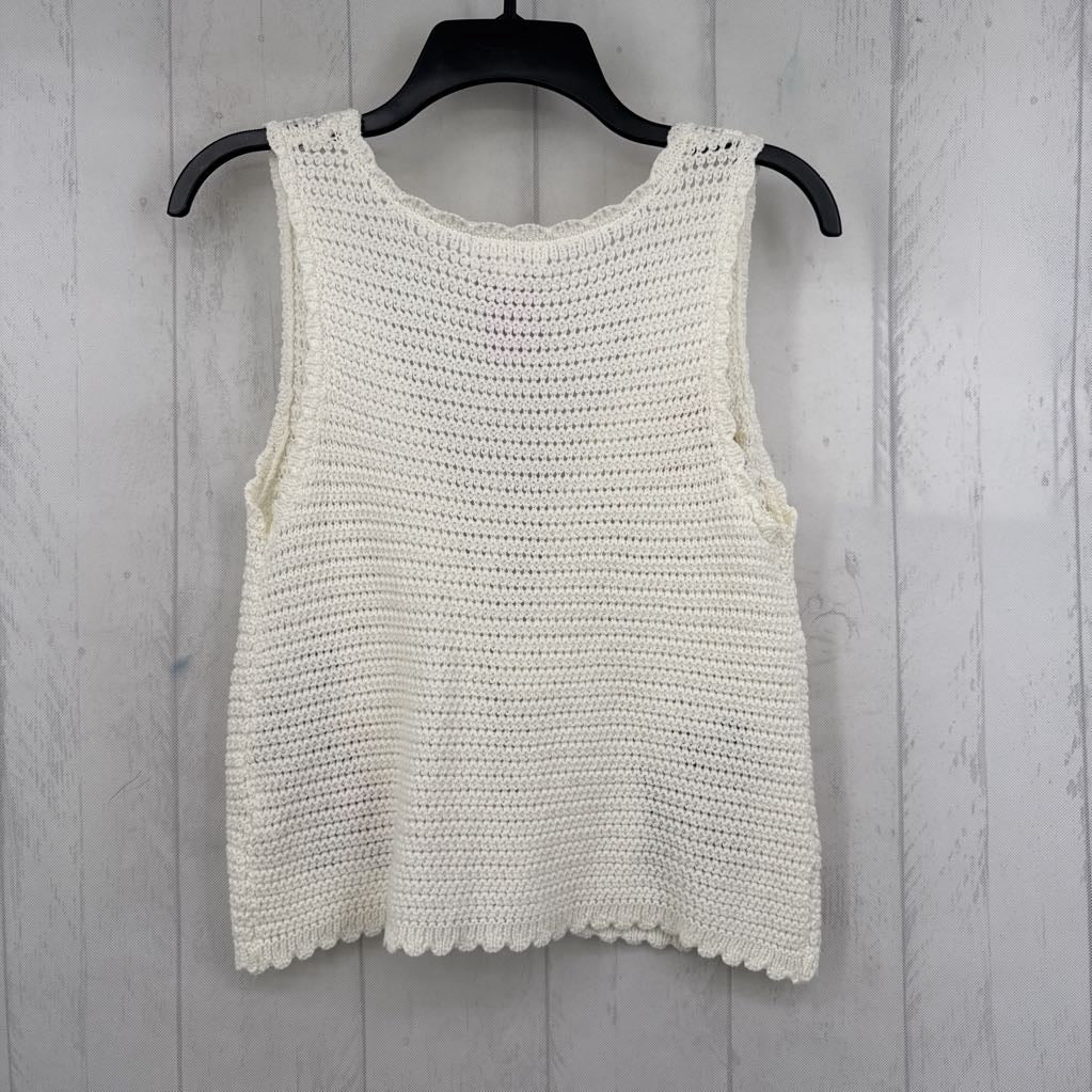 M flo embroidered sweater vest