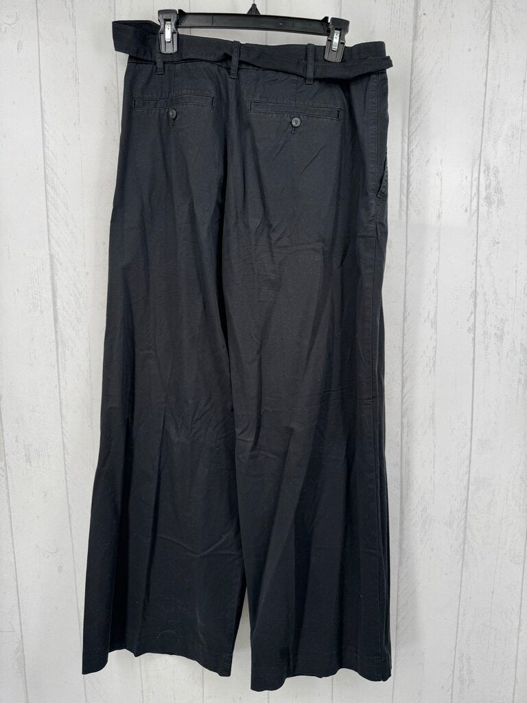 8 belted wide leg pant