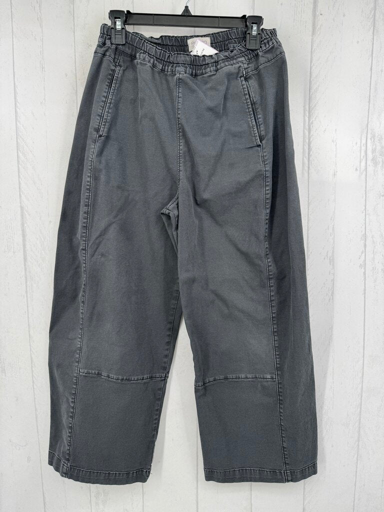 S twill barrel leg pant
