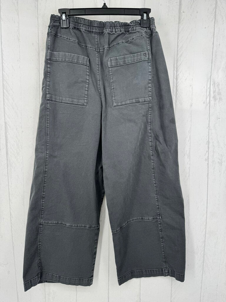 S twill barrel leg pant