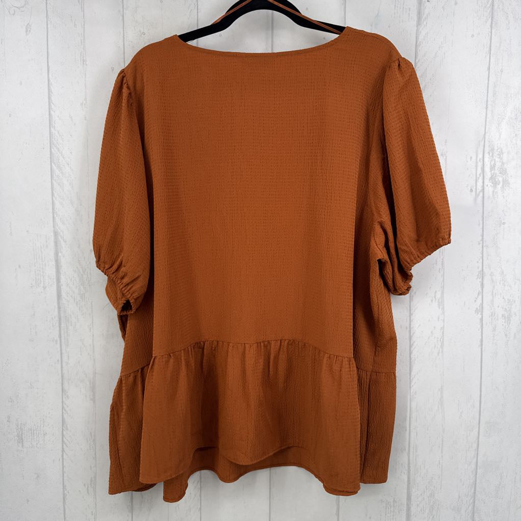 3x s/s peplum top