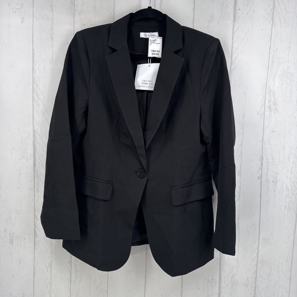 L button l/s blazer