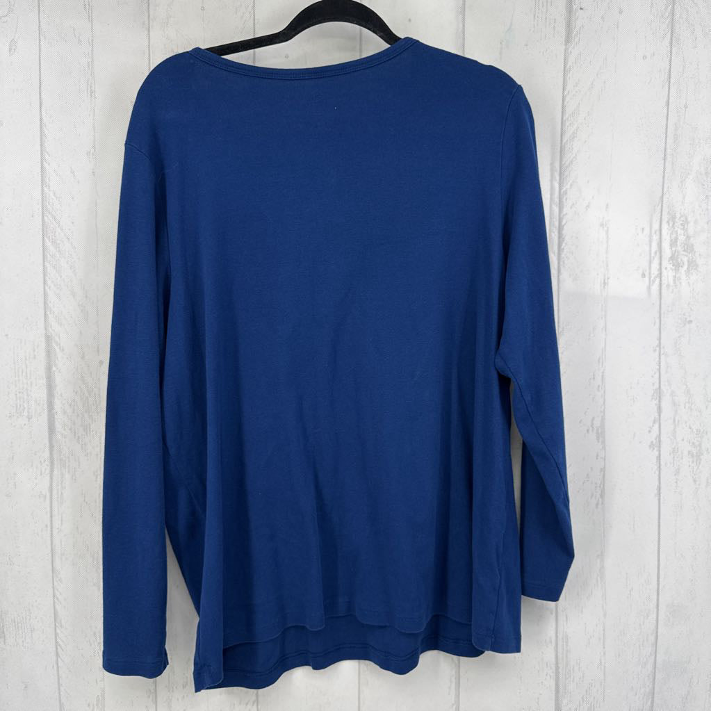 2X round neck l/s tee