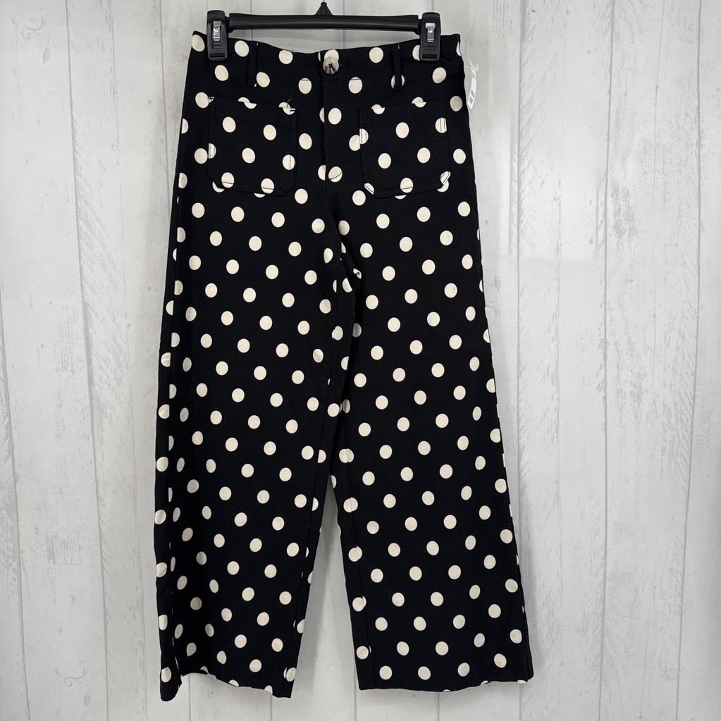 M cropped polka dot pant