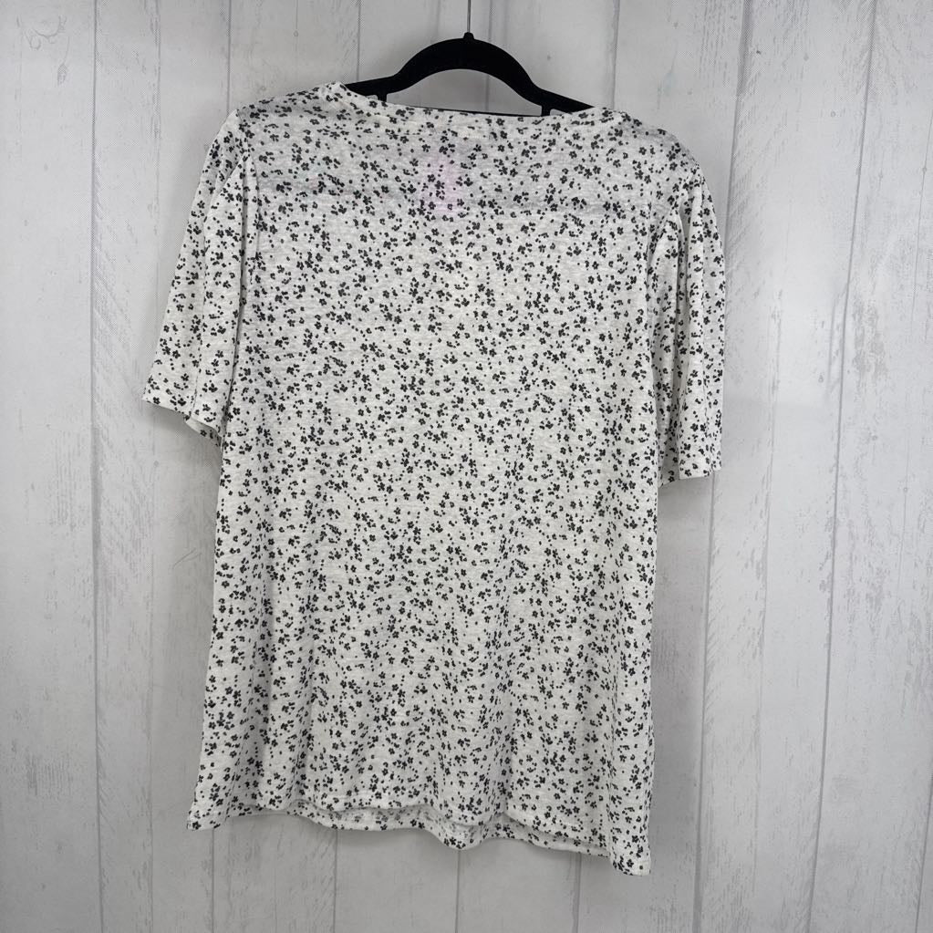 R40 L puffy s/s print top