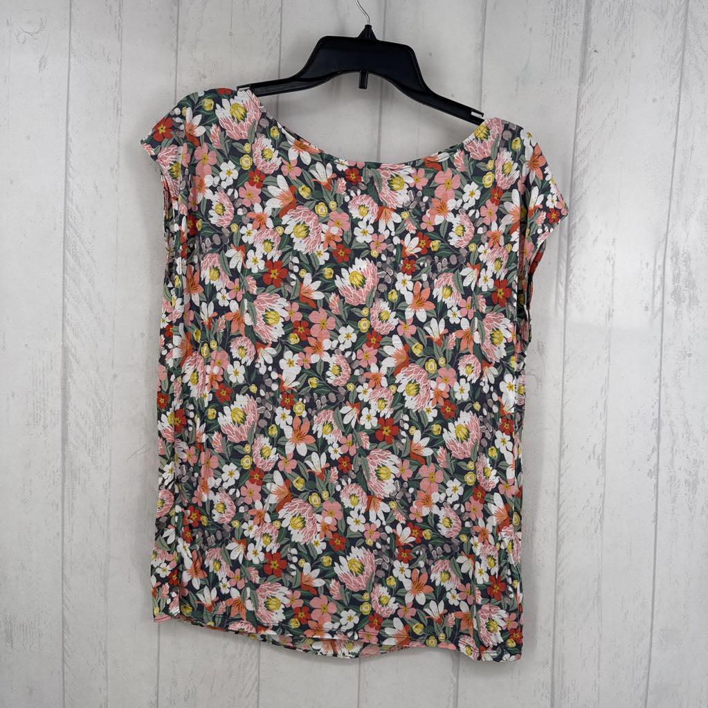 R49 M floral s/s top