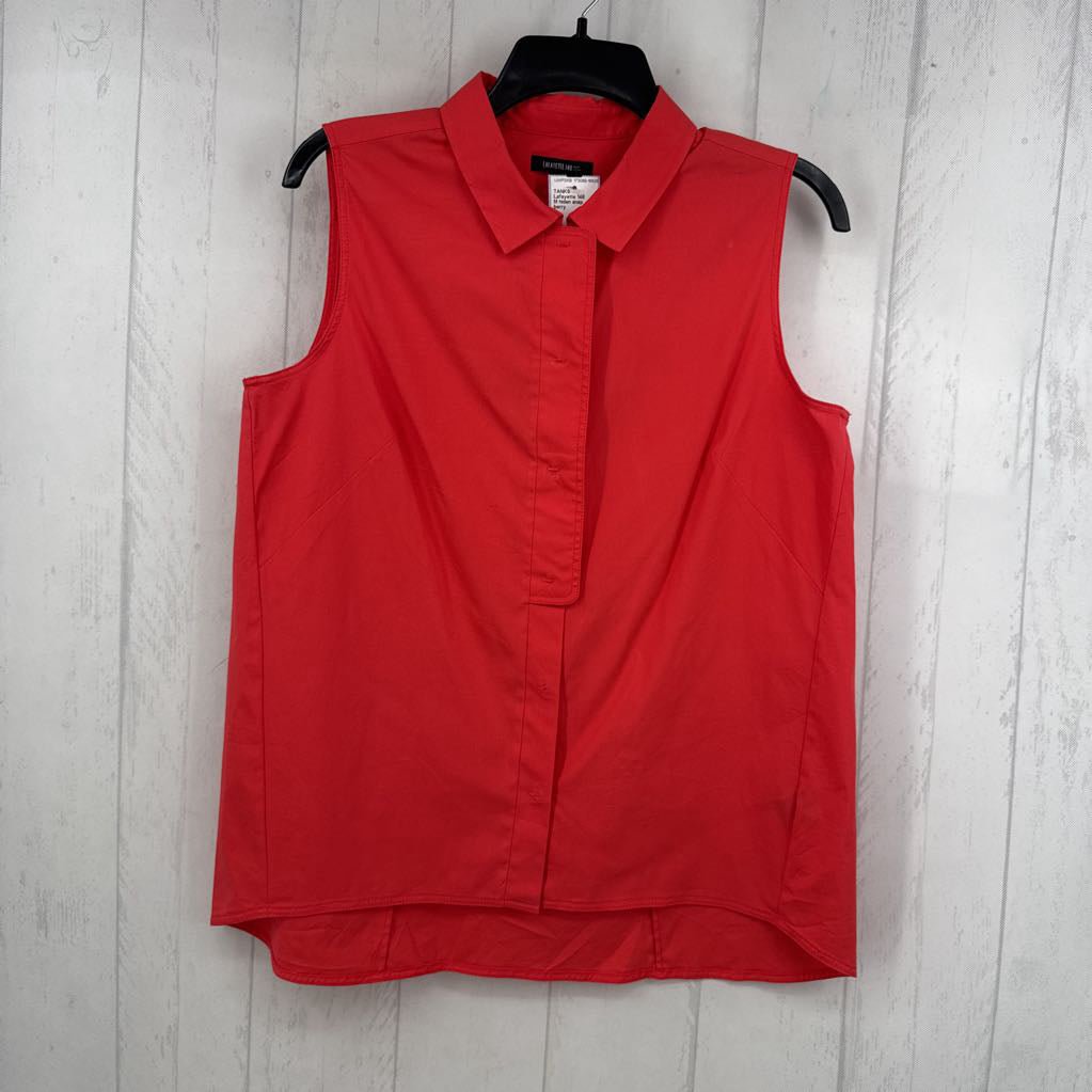 M hiden snap closure high-low slvs shirt