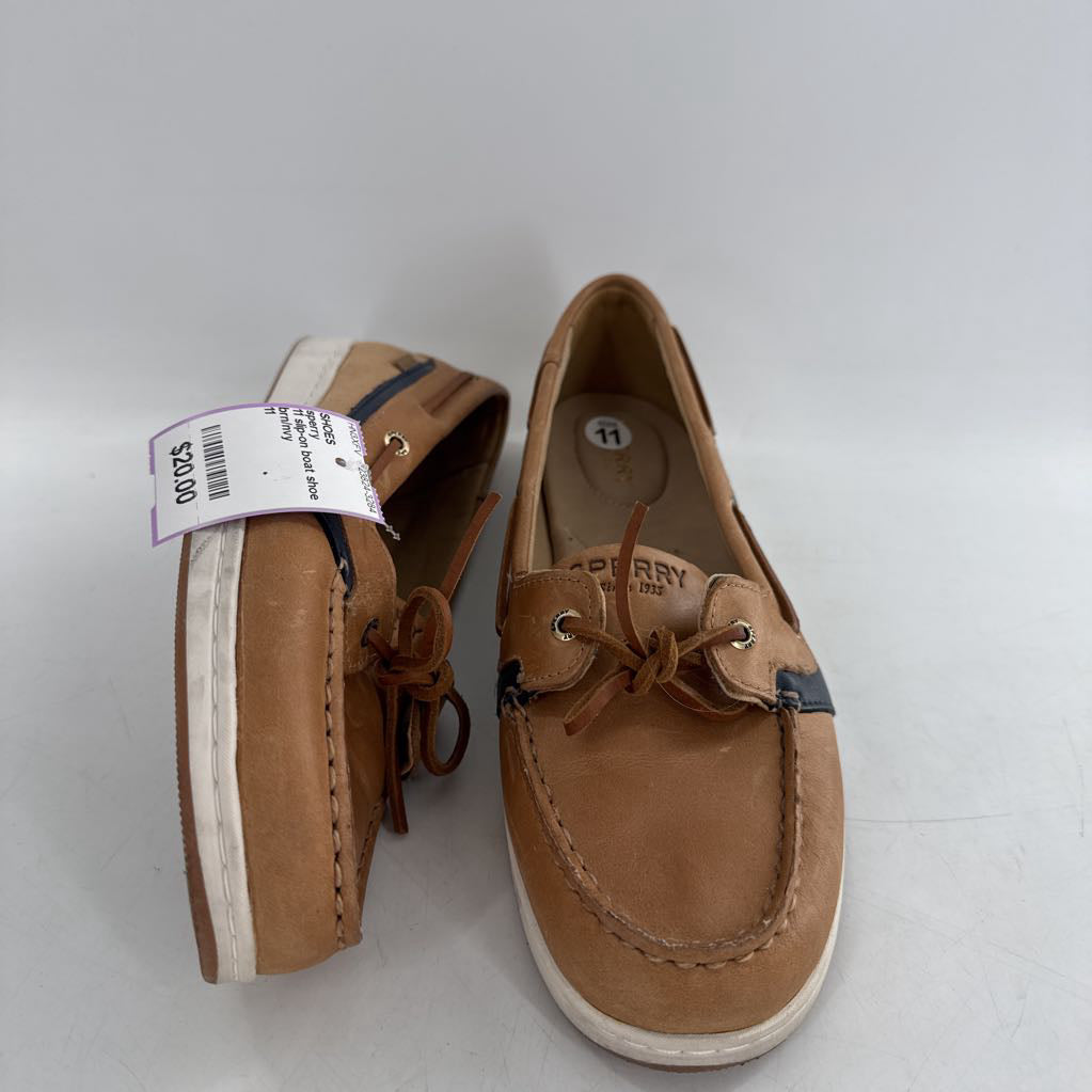 11 slip-on boat shoe