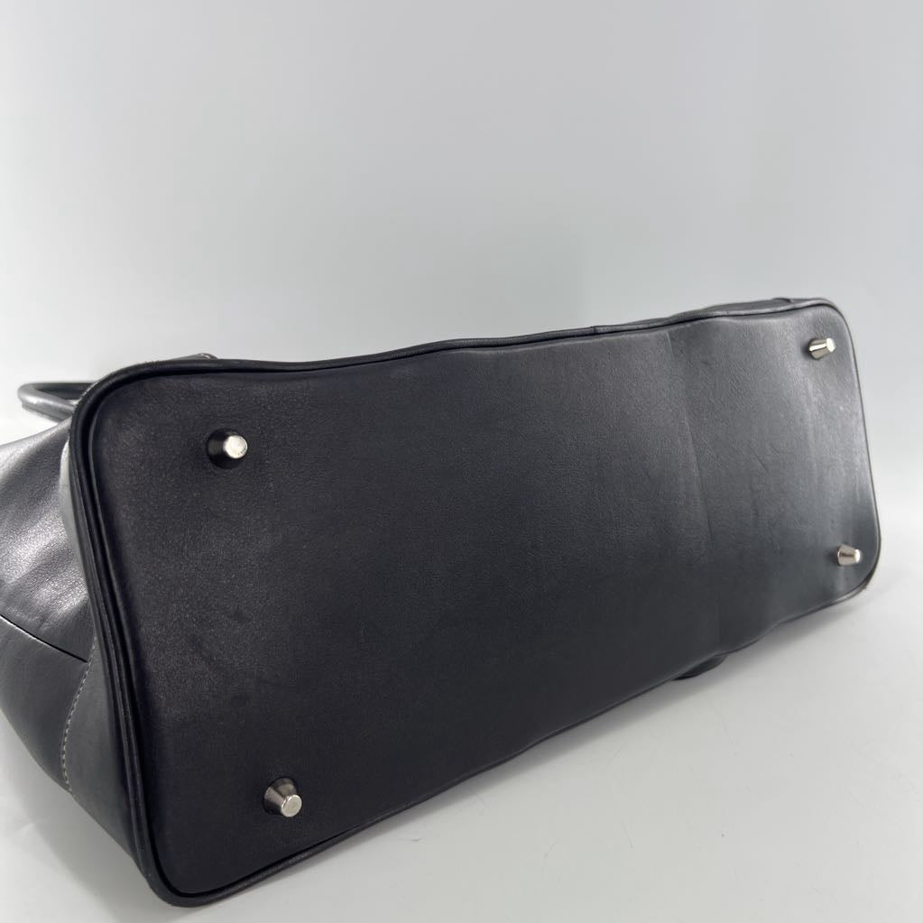 vintage zip middle compartment tote