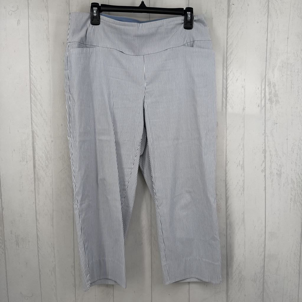 14 striped pull-on capri