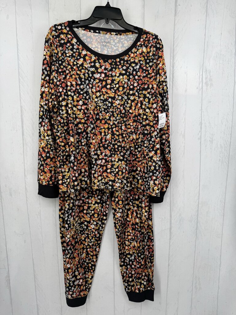 XL 2pc flo print lounge set