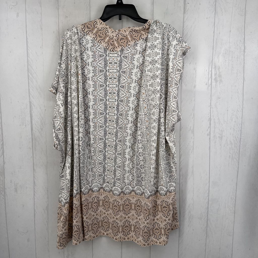 XL paisley print ruana