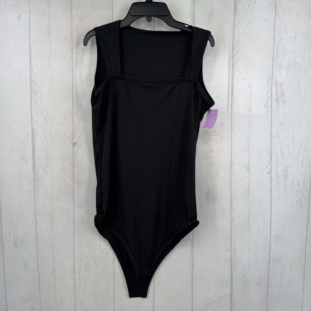 XL ribbed slvls bodysuit