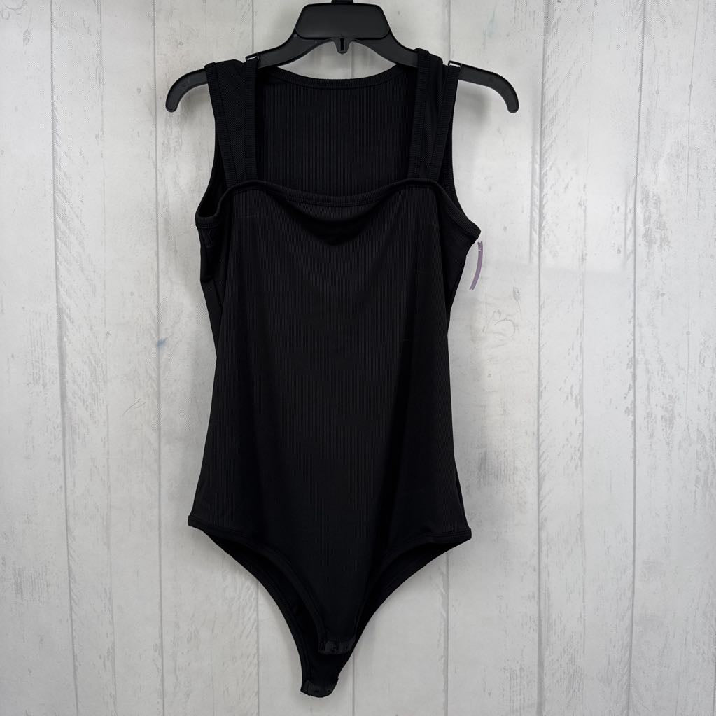 L ribbed slvls bodysuit