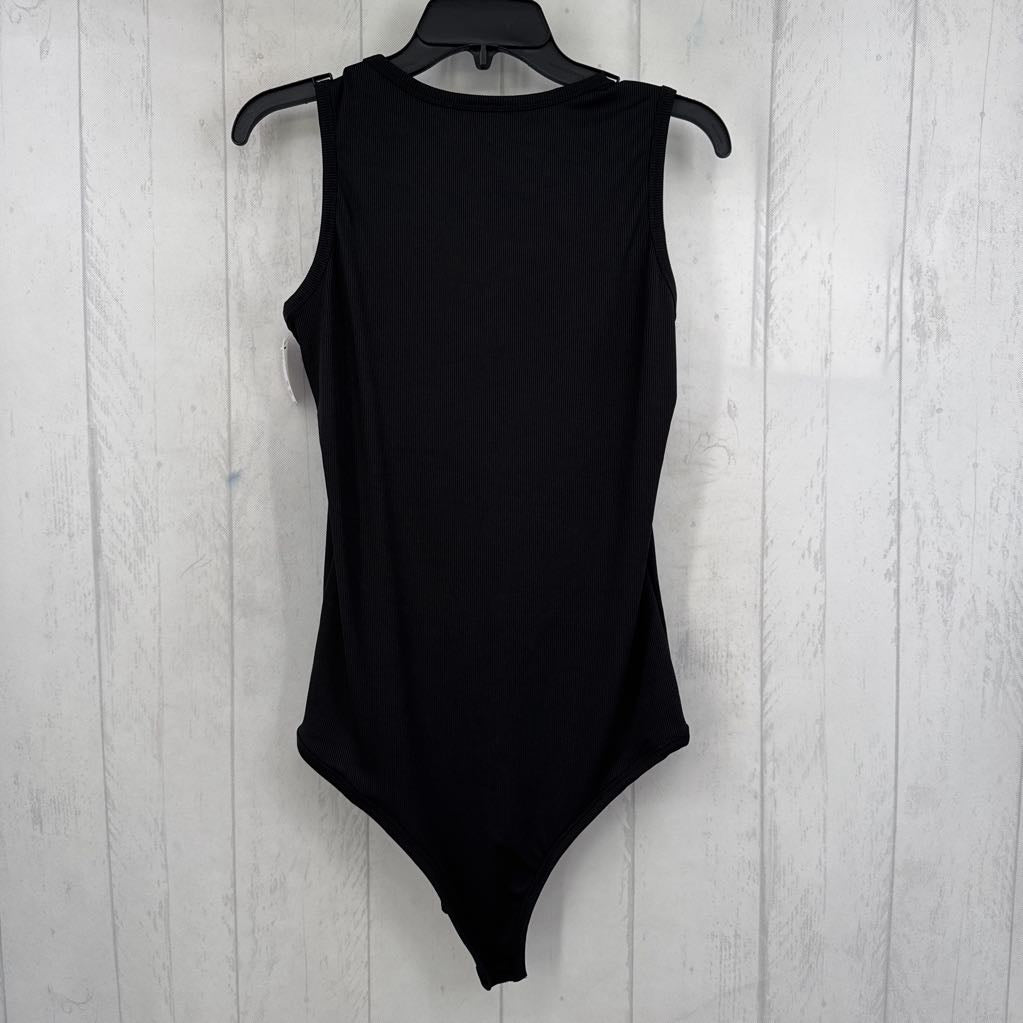 L ribbed slvls bodysuit