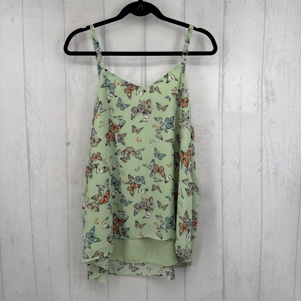 1X butterfly print tank