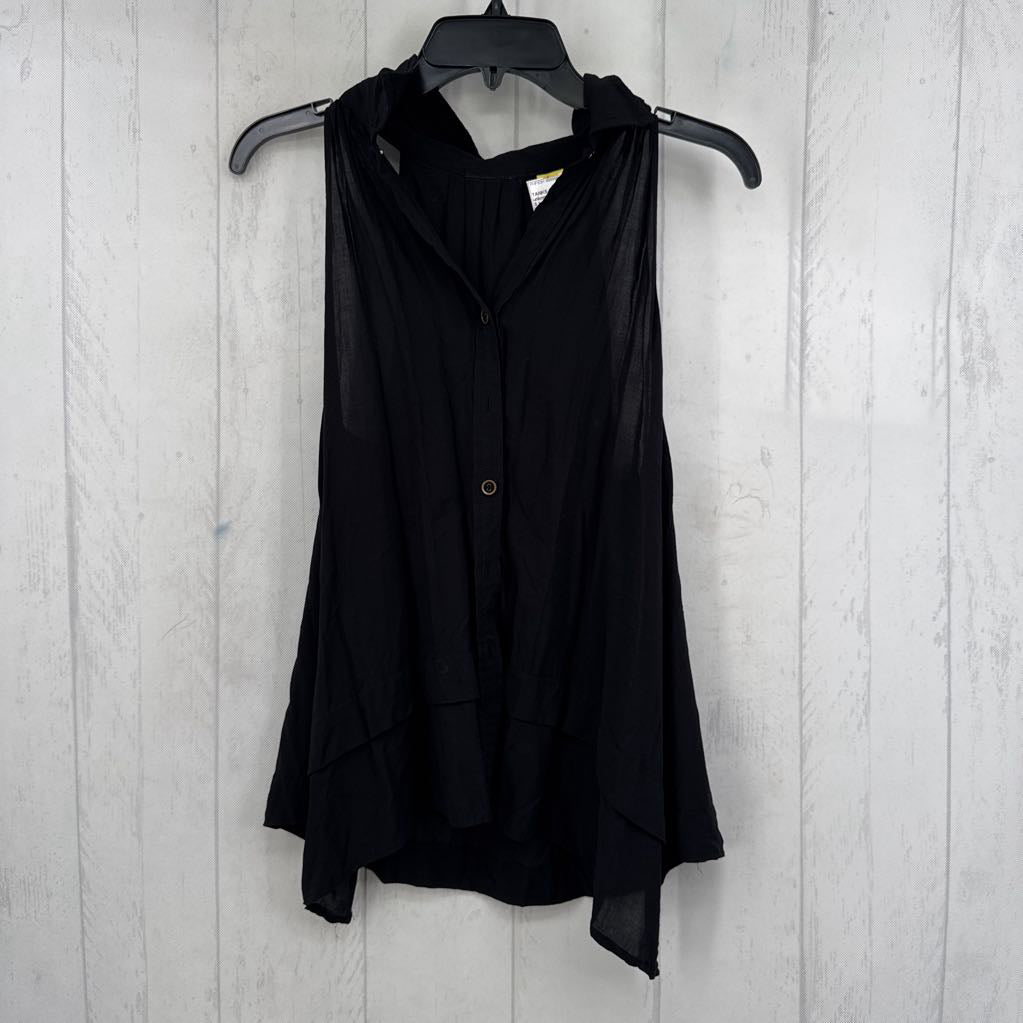 S button down flowy tank