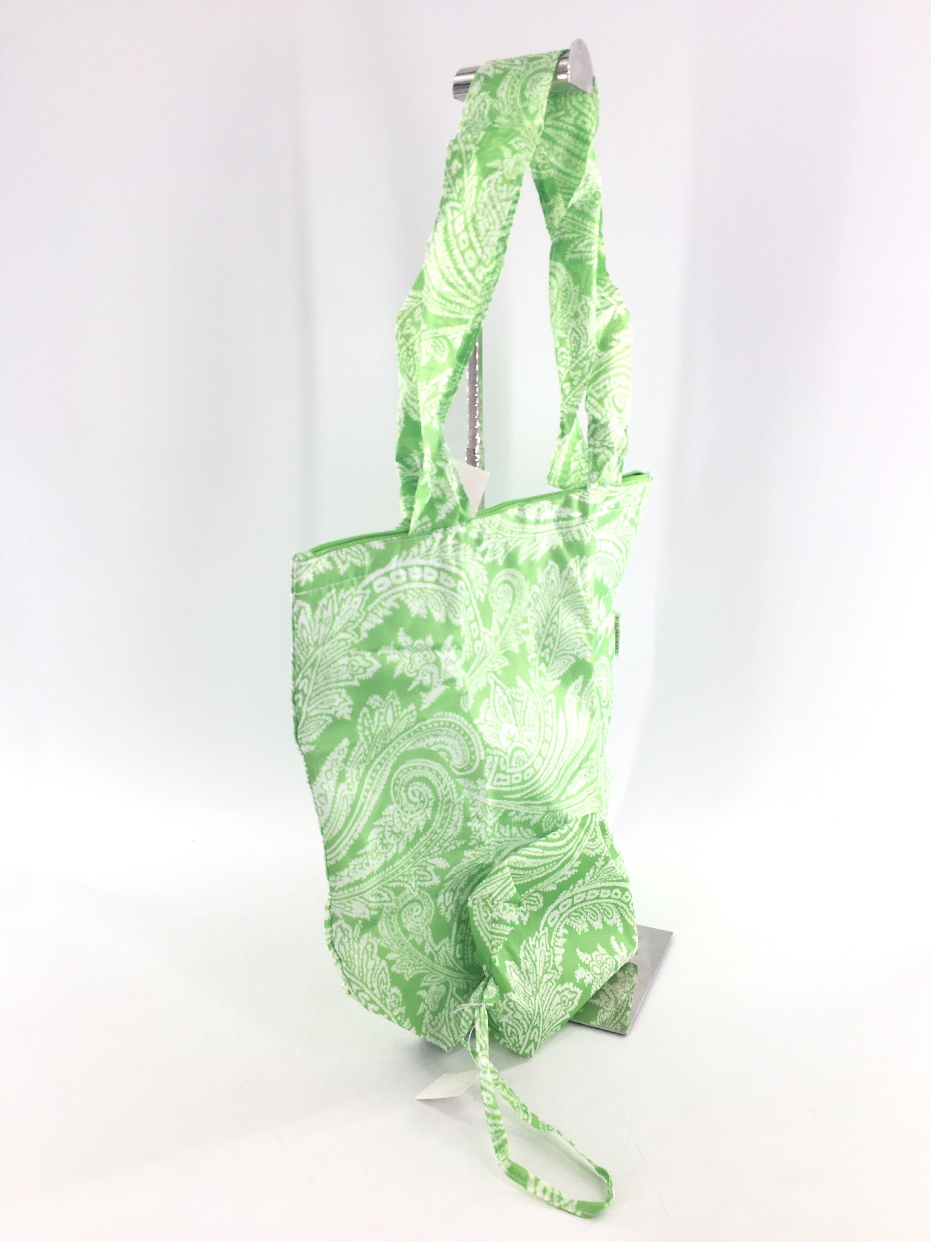 2pc paisley print cooler bag w/ pouch