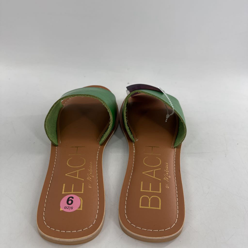9 leather slide sandal