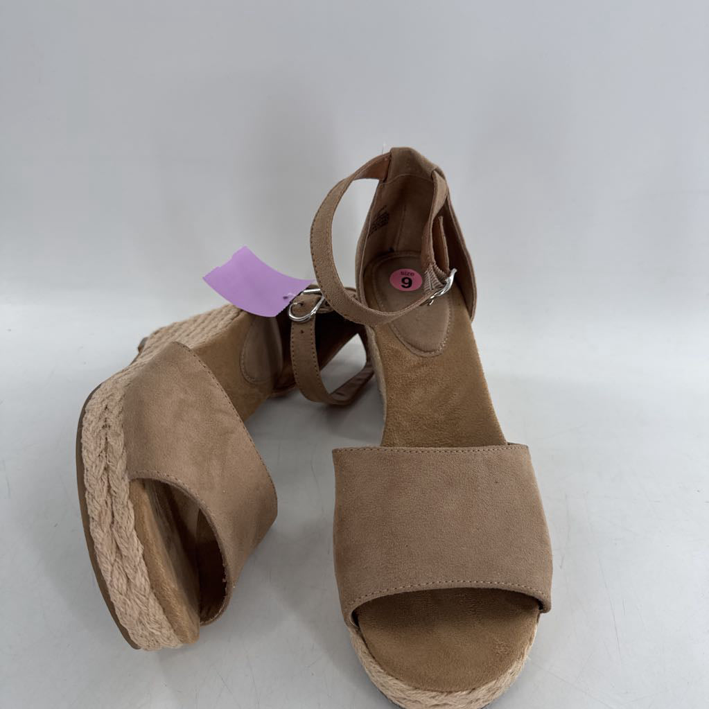 9 espadrille wedge heel sandal