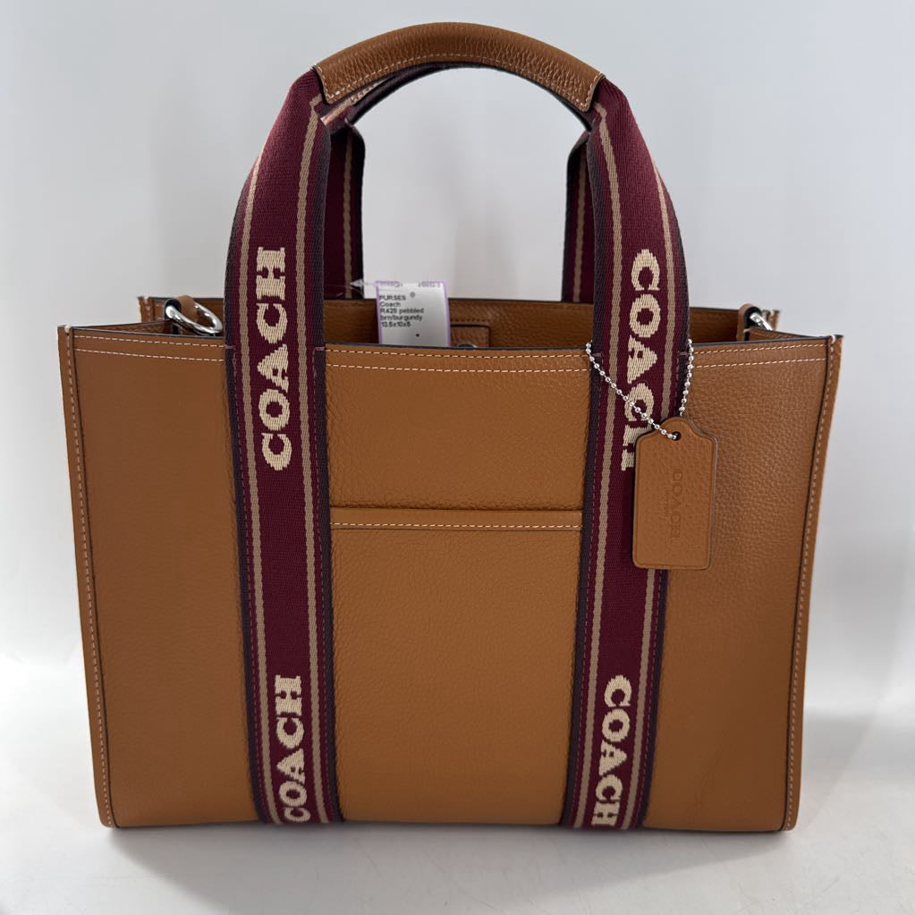 R428 pebbled leather satchel