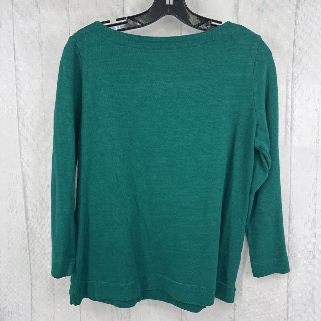 M boatneck 3/4 slv tee