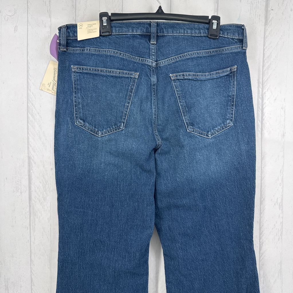 16 hi-rise flare jean
