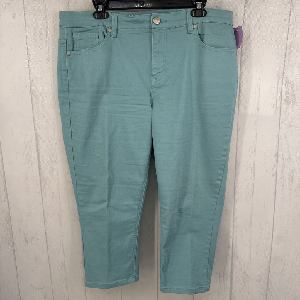 16pw stretch denim capris