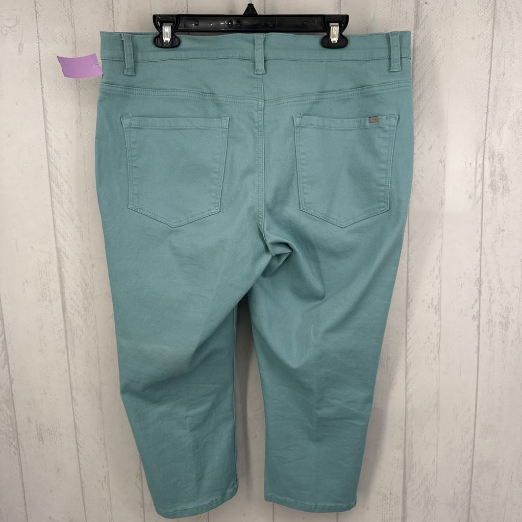 16pw stretch denim capris