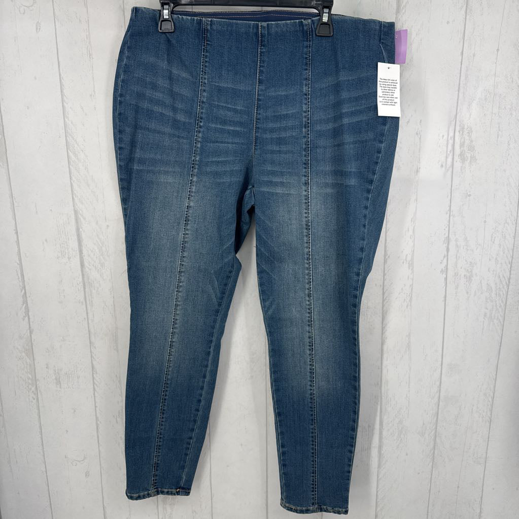 16w pull-on skinny jean