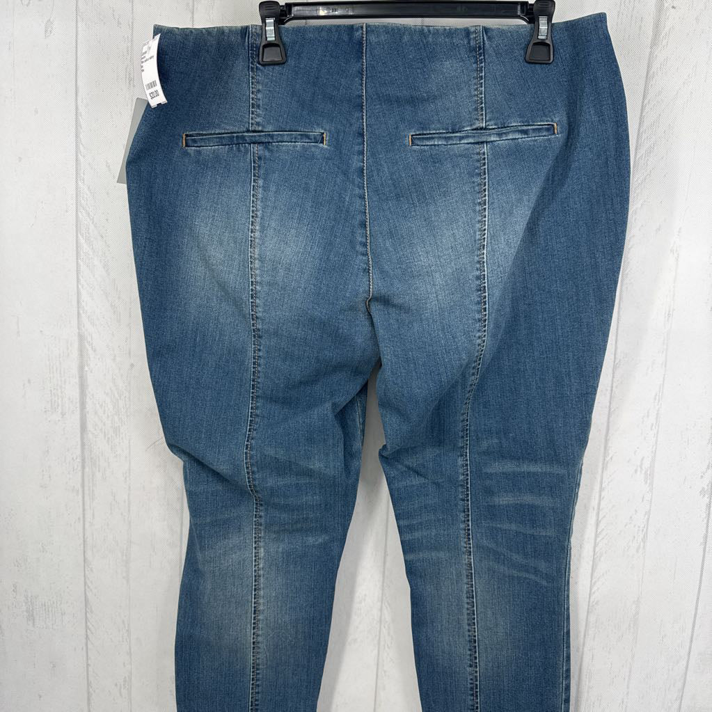 16w pull-on skinny jean