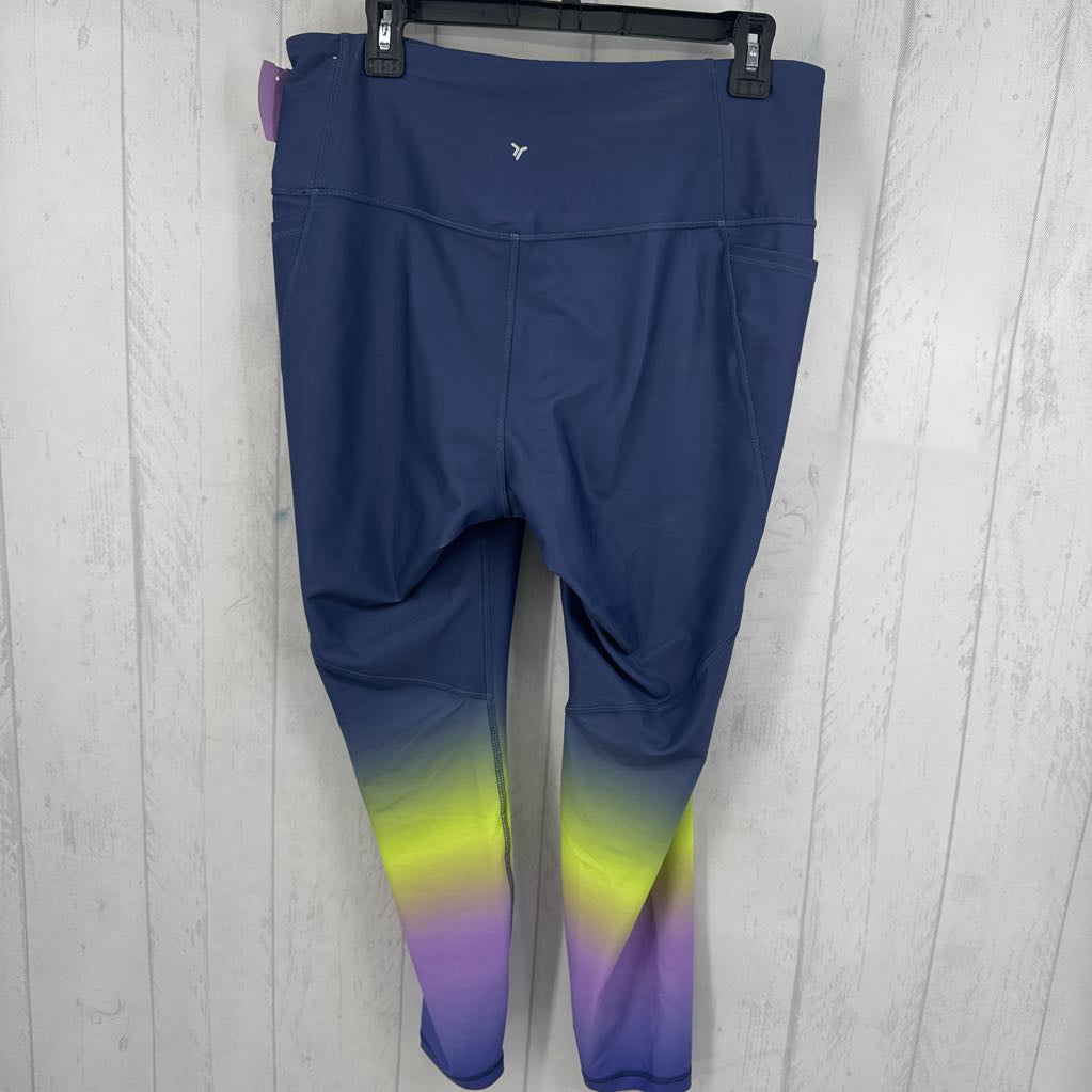XL colorful hi-rise legging