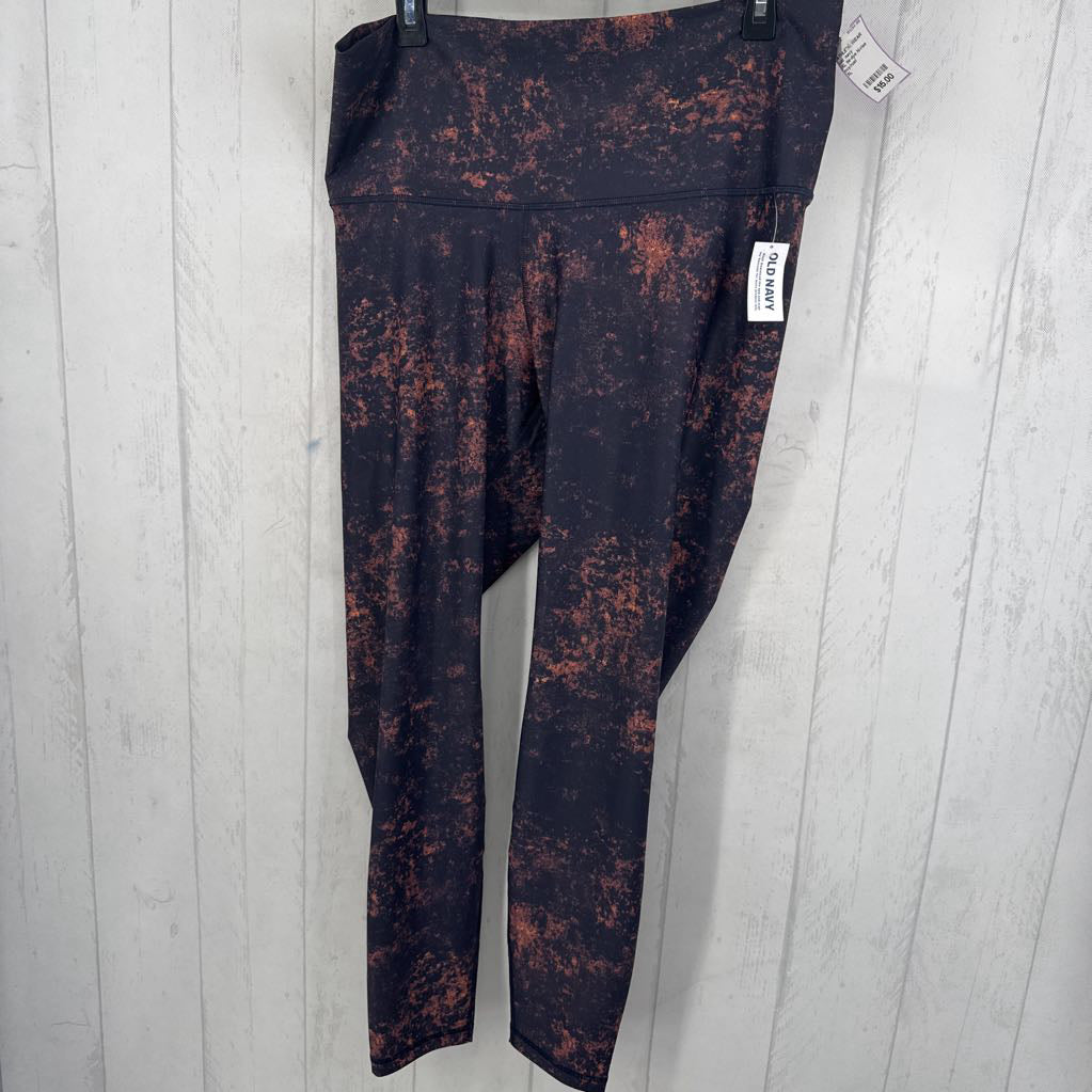 XL tie-dye hi-rise legging