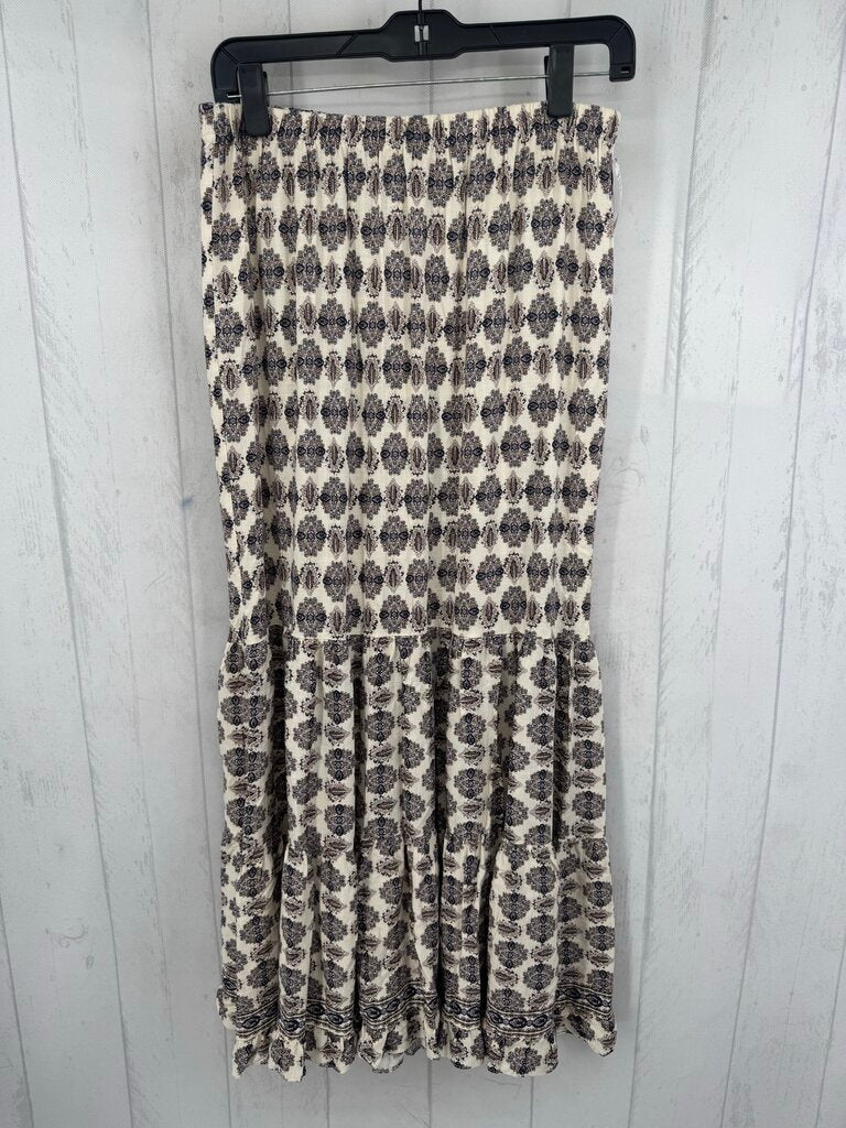 S medallion print maxi skirt