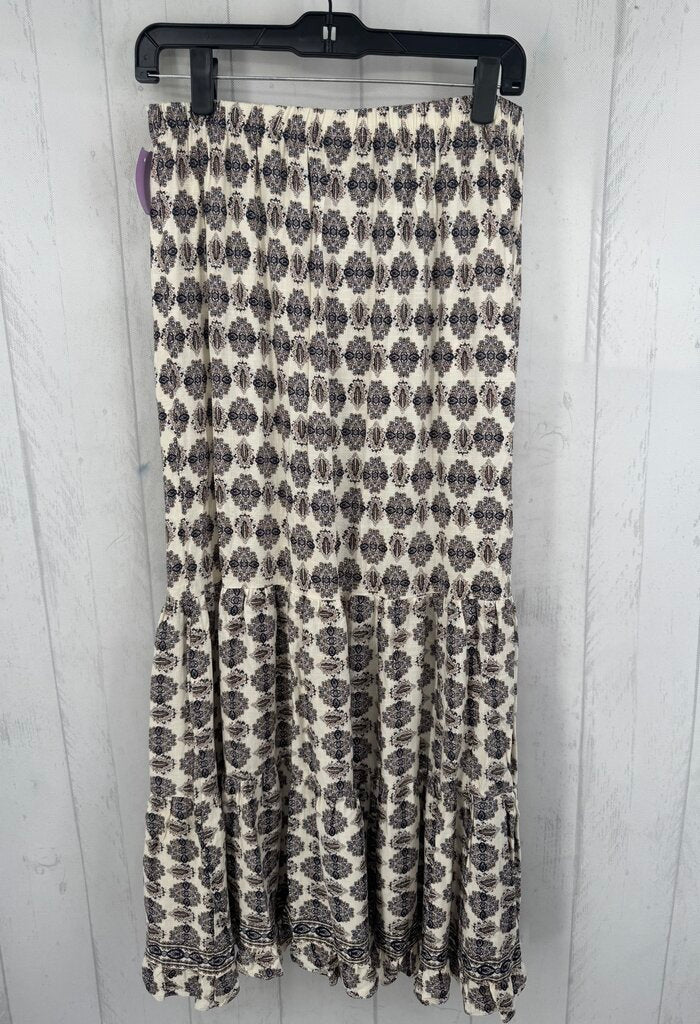 S medallion print maxi skirt