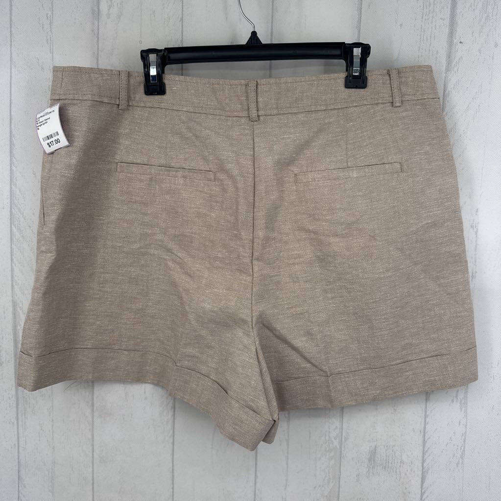 18 linen blend shorts