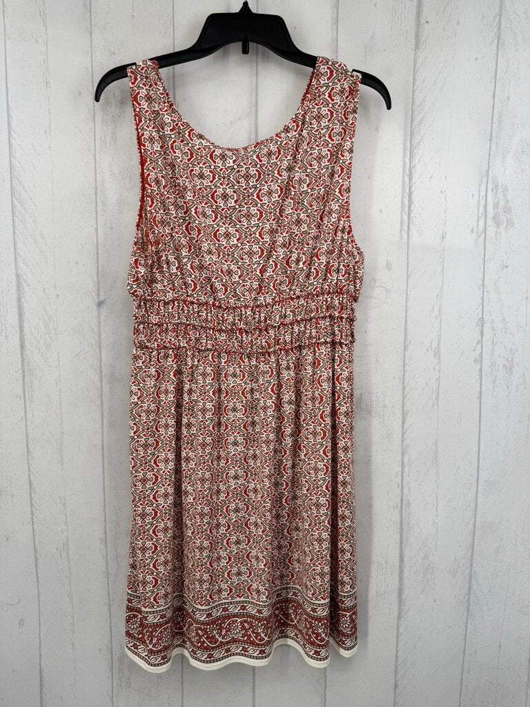 XL slvls print v-neck dress